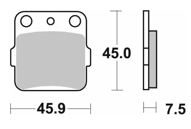 SBS brzdové destičky KH084 OFF-ROAD karbonové Doprava Zdarma