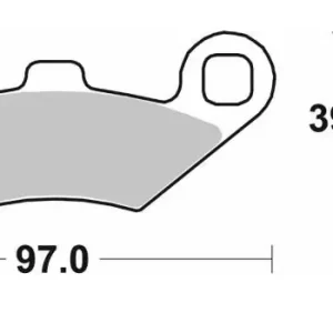 Časově Omezené SBS brzdové destičky KH159 OFF-ROAD sintrované barva zlatá ATV POLARIS TRAIL BOSS, sportSMAN, MAGNUM, BIG BOSS