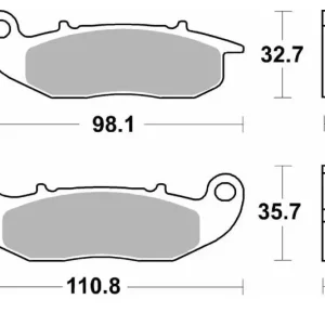 Bezpečná Platba SBS brzdové destičky KH465 OFF-ROAD sintrované barva zlatá AJP PR3/PR4/PR5 13-,DERBI TERRA/CITY CROSS 125 08-16, HONDA CRF 250L/M/R 13-, PIAGGIO LIBERTY/MEDLEY 125/150 16-, RIJEJU 125 MARATHON PRO 11-, GAS GAS EC 250/300 12-16 přední
