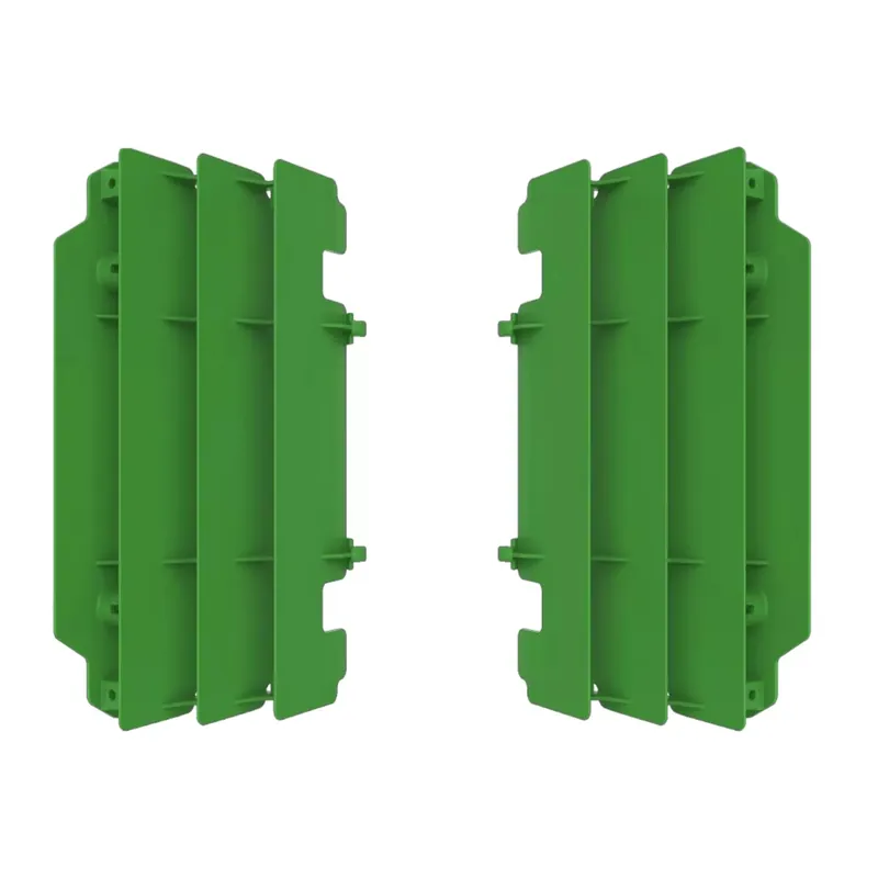Must-Have POLISPORT kryty chladiče (mřížky-komplet ) KAWASAKI KX 250 05-07 barva zelená