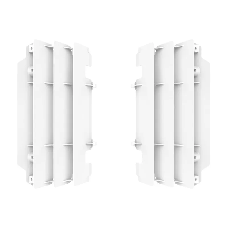 POLISPORT kryty chladiče (mřížky-komplet ) KAWASAKI KX 250 05-07 barva bílá Oblíbený