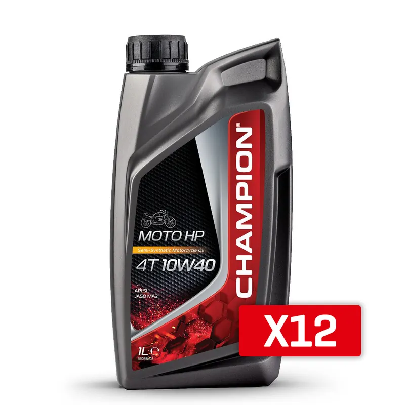 CHAMPION motorový olej MOTO HP 4T 10W40 1L MA2 polosyntetický (AKC) Levný