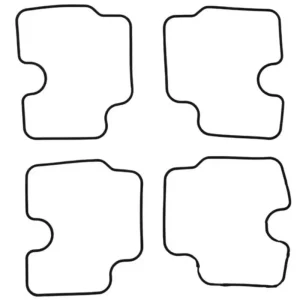 TOURMAX těsnění plovákové komory karburátoru (4 kusy) HONDA XRV 750 AFRICA TWIN 96-03 (16010-MAY-000; 16163-MAY-000) vyrobeno v Japonsku (vitonová fluorokarbonová pryž) Exkluzivní