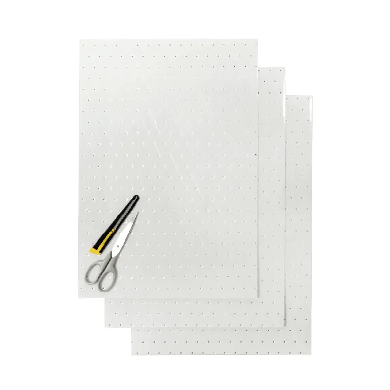 Výhodná Nabídka BLACKBIRD sada samolepek (dýhy) (fólie crystal 0,4 mm) (perforované) 3 X list 47X33cm, barva průhledný