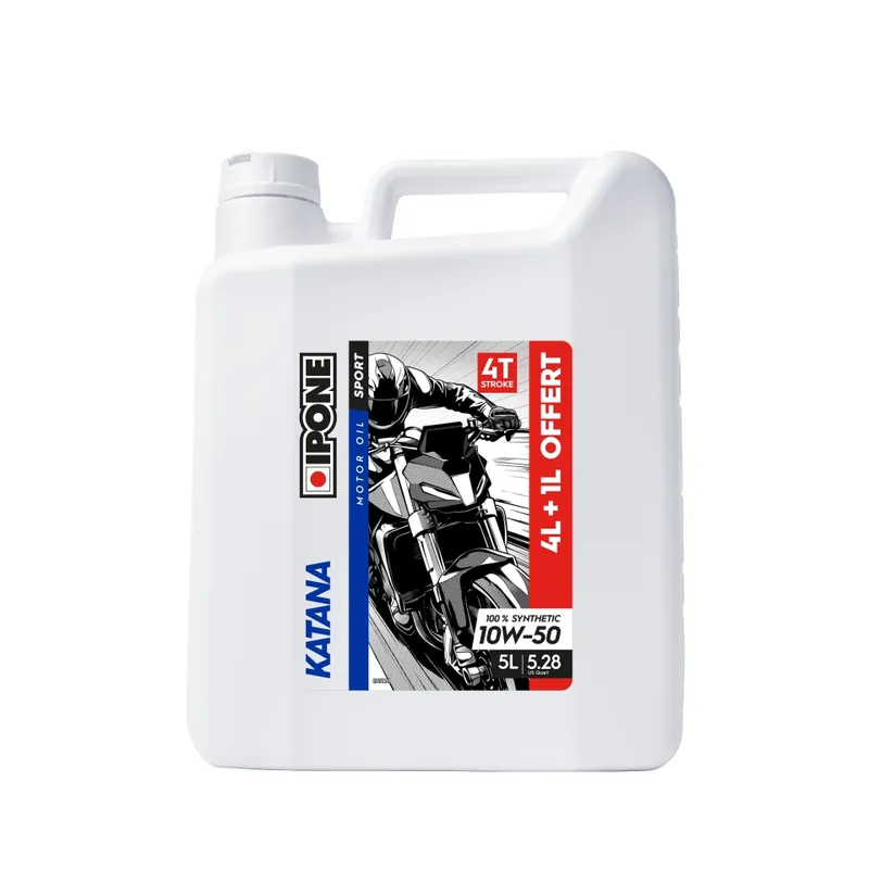 Originální IPONE KATANA 10W50 motorový olej 100 % syntetic 5L (ESTER, MA2) - 4+1 (AKC) (4)nahrazuje 800011