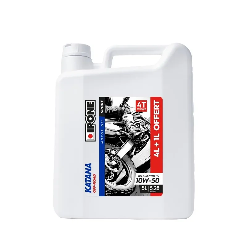 Sleva IPONE KATANA OFF ROAD 10W50 motorový olej 100% syntetic 5L (ESTER, MA2) - 4+1 (AKC) (4)nahrazuje 800017