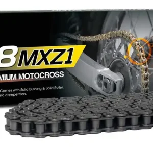 RK hnací řetěz (MOTOCROSS) 428MXZ1-136 spona (CL) v sadě barva STANDARD (objem: do 150 ccm) (27 KN) Exkluzivní