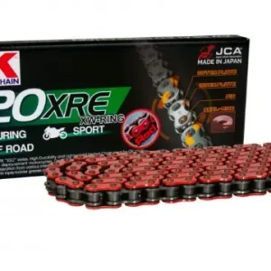 RK hnací řetěz RR520XRE-120 (XW-RING) nýtovací spojka (CLF) v sadě barva červená (objem: do 800 ccm) (36,5 KN) Tovární Cena