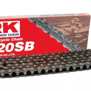 RK hnací řetěz 420SB-136 spona (CL) v sadě barva STANDARD (objem: do 125 ccm) (18,5 KN) Finální Výprodej