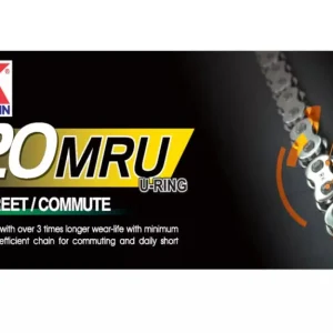 RK hnací řetěz 420MRU-142 (U-RING) spona (CL) v sadě barva STANDARD (objem: do 450 ccm) (35,6 KN) Koupit Online