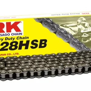 Exkluzivní RK hnací řetěz 428HSB-136 spona (CL) v sadě barva STANDARD (objem: do 200 ccm) (24,2 KN)