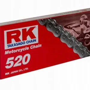 Sleva RK hnací řetěz 520-120 spona (CL) v sadě barva STANDARD (objem: do 250 ccm) (29,4 KN)