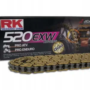 RK hnací řetěz 520EXW-120 (XW-RING) nýtovací spojka (CLF) v sadě barva STANDARD (objem: do 750 ccm) (34,3 KN) Levný