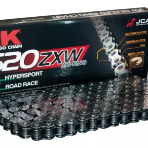 Nejlepší Volba RK hnací řetěz 520ZXW-120 (XW-RING) nýtovací spojka (CLF) v sadě barva STANDARD (objem: do 1200 ccm) (42 KN)