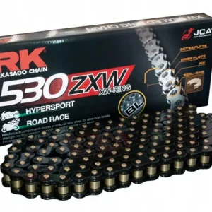 Jen Po Omezenou Doba RK hnací řetěz BL530ZXW-118 (XW-RING) nýtovací spojka (CLF) v sadě barva černá (objem: do 1400 ccm) (44 KN)