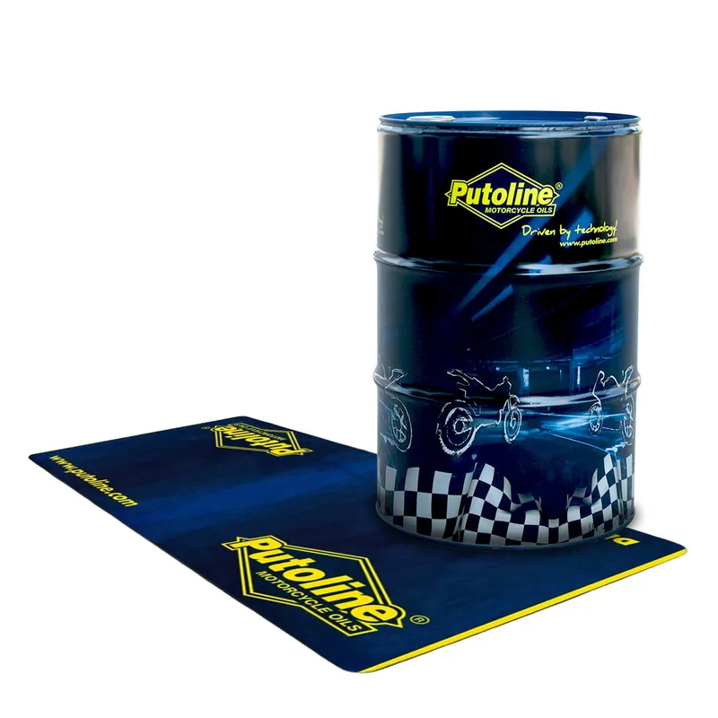 PUTOLINE motorový olej 4T 100% syntetic N-TECH® PRO R+ OFF ROAD 10W40 60L (sud 60L) (AKC)+ PIT MAT - podložka pod motocykl / servisní ( 95 X 190 cm ) Trendový