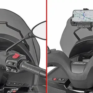KAPPA hrazda pro montáž brašen a držáků GPS/smartphone PIAGGIO MP3 310 25- Víkendová Akce
