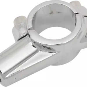 Pouze Dnes EMGO držák zrcátka s OBEJMĄ na řídítka chromovaný 22mm (7/8") (otvor 10mm)