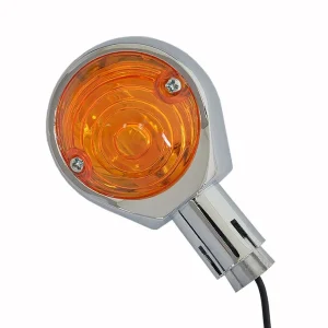 Nejprodávanější EMGO blinkry pár) na koncovky řidítek 7/8" 22 mm univerzální (typ BMW) chromované