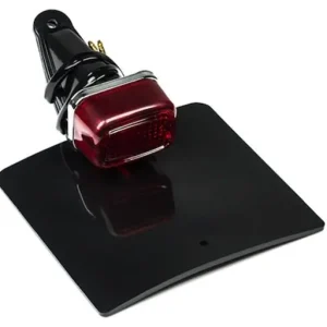 Cenový Hit EMGO světlomet zadní ENDURO CLASSIC s upevněním registrační značky barva černá