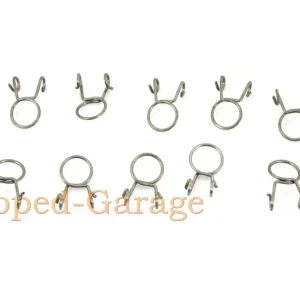 Výhodná Nabídka Kovová spona 9 mm 10 kusů pro Zündapp, Kreidler, Hercules, Puch, moped, moped, mokick, skútr