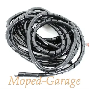 Spirálová hadice plastová 8 mm černá 5 m pro Zündapp, Kreidler, Hercules, Puch, DKW, KTM, NSU, Simson, moped, moped, mokick, motocykl Akční Cena