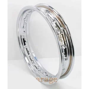 Ověřený Chromovaný ráfek 1,85 x 12 palců, 36 děr, 6,5 mm pro Puch, DS 50