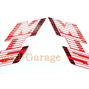 Akce Samolepky na nádrž 2 kusy barva černá/červená/bílá pro Honda MT 5 Mokick