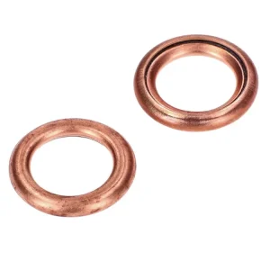 Rychlé Dodání Měděné těsnicí kroužky 2 kusy pro Kreidler Flory MF 12, 13, 20, 22, Florett LF, LH s vejčitou nádrží