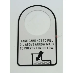 Kartonový štítek 50 x 80 mm pro Honda MT 5, 50, 8, 80, MB 80 Expresní Doručení