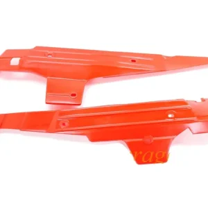 Boční panely na moped, 2 kusy, červená barva, pro Puch Maxi S moped mokick Speciální Cena