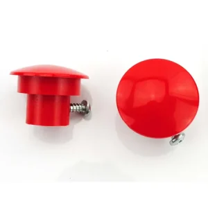 Plastové koncovky řídítek červené pro AWO, MZ RT125/1, RT125/2, RT125/3, ES175, ES175/1, ES250, ES250/1, ES300, EMW, BK350 Moderní