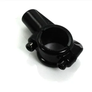 Prémiový Držák zrcátka hliníkový černý 22 mm M10 x 1,25 pro Honda, Kawasaki, Suzuki, Yamaha, Zündapp, Kreidler, Hercules, moped, mokick, skútr, motocykl