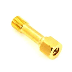 Autentický Blok trysky mosaz M6 0,75 M4 pro Sachs 504, 505, Hercules Prima M, KTM, DKW, Puch X 30, 40, 50