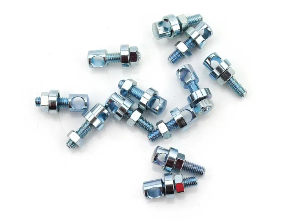 Nízká Cena Držák vzpěry blatníku 5 mm M5 x 15 mm balení 12 ks pro moped, moped, mokick, kolo