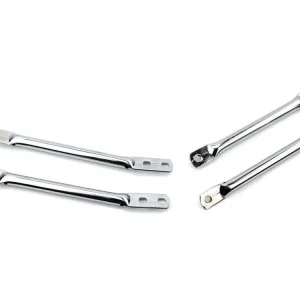 Originální Sada 4 kusů chromovaných vzpěr blatníku pro Zündapp GTS 50, C 50 Sport, KS Super WC