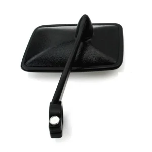 Levé zrcátko, černé, plast-hliník, pro Simson Schwalbe KR 51/1, SR4-2, SR4-3, SR4-4, MZ TS 250 Akce