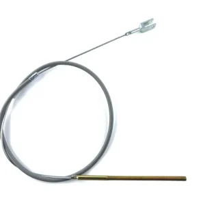 Moderní Brzdové lanko zadního kola 125 cm, šedé, pro Lohner, skútr 125 ccm