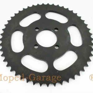 Autentický Ocelová rozeta 49 zubů 44 mm černá pro Yamaha DT 50 M, MX, RD FS 1 DX, TY 80 GT 80, TZR