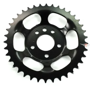 Garance Vrácení Peněz Rozeta Esjot ocelová 38 zubů černá pro Puch DS 50, KTM, Hercules, Puch, Zündapp, Kreidler