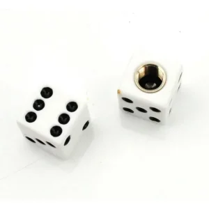 Dokud Zásoby Vydrží Krytky ventilků bílé kostky pro Zündapp, Simson, Kreidler, Puch, Hercules, KTM, DKW, Rixe, Peugeot, Mobylette, Garelli, Malagutti, moped, moped, mokick, skútr