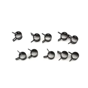 Tovární Cena Pružinová spona černá 7 mm balení 10 ks pro moped, moped, mokick