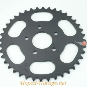 Expresní Doručení Rozeta Esjot ocelová 40 zubů černá pro Zündapp, ZB 22, ZD 10, 30, ZR 20, ZA 25,