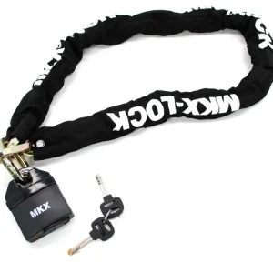Celosvětová Doprava Řetězový zámek 120 cm 10 mm pro moped, moped, mokick, skútr, motocykl, Zündapp, Kreidler, Hercules, Puch, Simson, Miele, DKW, Rixe