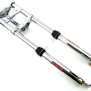 Přední vidlice chrom 650 mm 28 mm 35 mm 26 mm 180 mm pro Puch Maxi S, N, X 30 Garance Vrácení Peněz