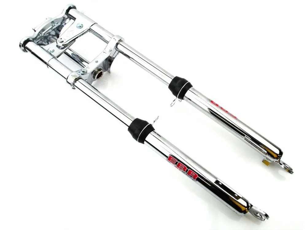 Přední vidlice chrom 650 mm 28 mm 35 mm 26 mm 180 mm pro Puch Maxi S, N, X 30 Garance Vrácení Peněz