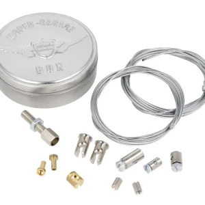 Nouzová sada lanka MOGA, 13dílná univerzální plechová krabička pro Hercules Prima, MK, KX, K 50, K 219, 220, Kreidler Florett, Flory, MF, MP, Puch Maxi, Monza, MS, VS, DS, VZ, MV, X, Jet, Racing, Zündapp Bergsteiger, GTS, KS, K, C, CX, CS, Hai, ZD… Cenový Hit