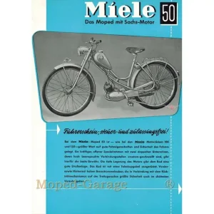 Vrácení Zdarma Reklama na Miele K 50 Moped