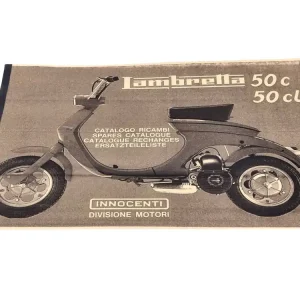 Víkendová Akce Seznam náhradních dílů Katalog dílů pro Innocenti Lambretta 50 C CL