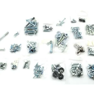 Celosvětová Doprava Sada šroubů ocelová, 22 sáčků standardních dílů pro Simson Duo, KR, KR50, KR51, KR51/1, KR51/2, S50, S51, S70, SR4-1, SR4-2, SR4-3, SR4-4, SR50, SR80